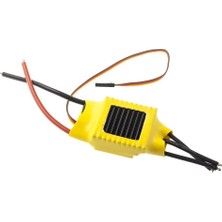 Motorobit ESC 50A Fırçasız Motor Hız Kontrol Sürücüsü Sarı Renk Yüksek Performanslı Model Uçaklar İçin