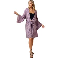 Neptune Marbling Deniz Fısıltısı Kimono