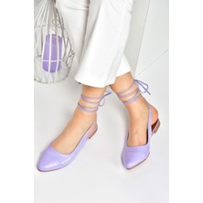Fox Shoes Lila Bilek Bağlamalı Kadın Babet M726890209