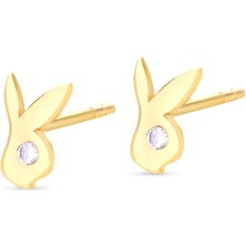 goldkupe 14 Ayar Altın Tavşan Küpe 1,01 gr