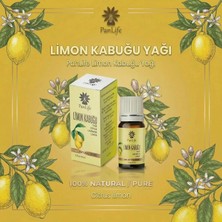 Panlife Limon Kabuğu Yağı 10 ml %100 Saf Analiz Sertifikalı  ( Markamız Eczacı Kuruluşudur.)