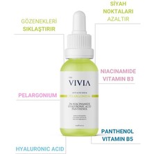 Skygo The Vivia Siyah Nokta, Sivilce ve Akne Karşıtı, Gözenek Sıklaştırıcı Cilt Serumu Pelargonium Hyaluronic Acid 30 ml
