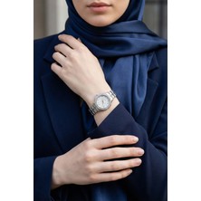 inStyle Kare Kordonlu Gümüş Kadın Kol Saati