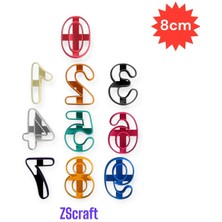 Feyza Design Sevimli Sayılar Kurabiye Kalıbı ve Kesici Seti, 8 Cm, Şeker Hamuru Aracı