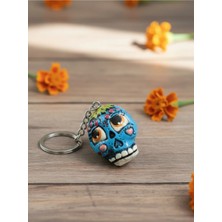 Gifi Eğlenceli Kuru Kafa Figürlü Anahtarlık