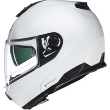 Nolan N100.6 Classico Çeneden Açılır Kask (305 - Metal Beyaz)