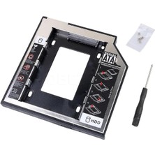 Skygo 1747 12,7 mm 2,5 Inç SSD HDD Sabit Disk Için Sürücü Sata 3 (Dizüstü Bilgisayar) Sabit Sürücü Çerçevesi SSD Veya Sata Diskinizi Harddisk Yuvasına Takıp, Bu Cihaz Da Dvd/cd Okuyucusuna Takılır