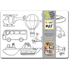 Skygo Akademi Çocuk Mat 4 Lü Set 1 (Dinozorlar Çağı, Uzay, Iş Makineleri Taşıtlar)