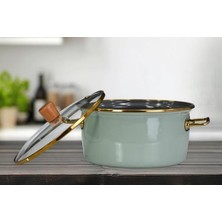 Skygo Pr Soft Green Kızartma Tenceresi 22 cm