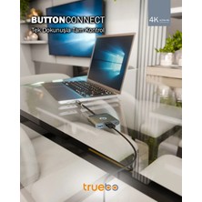 Truebo ButtonConnect 3in1 Aç/Kapa Tuşu HDMI Hub