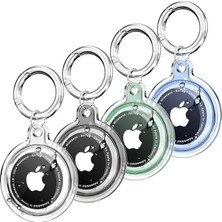 Skygo Için Su Geçirmez Ultra Şeffaf Görünümlü Silikon Kılıf ve Anahtarlık (4'lü Paket)