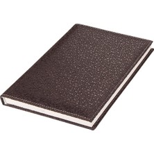 Skygo 2k 4811 Defter 14X20 Cm. Çi̇zgi̇li̇ 160 Yapraklı Deri Hilton Desen Kapaklı Kahverengi, Kahverengi