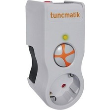Tunçmatik Powersurge 1'li Beyaz Akım Korumalı Priz - Enerji Koruma Anahtarlı