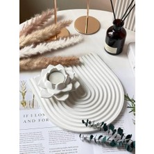 Skygo U Şekli Tepsi Kalıp Kemer Mumluk Dekoratif Obje Biblo