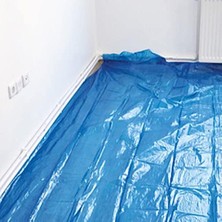 Skygo Tek Branda Hışır Örtü Boyacı Naylonu Eşya Zemin Koruma 10 M² (4x2.5 Metre)