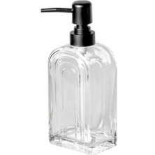 MİEN Mien Cam Sıvı Sabunluk Şeffaf Renk 500 ml Pratik Pompa Mekanizması ile Kullanım Kolaylığı