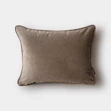Lidoma Home "taupe" Kadife Düz Kırlent Kılıfı - 30X40