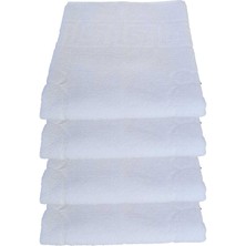 Rubby Avm 4 Lü Ayak Izli Banyo Paspas 100 Pamuklu Ayak Havlusu