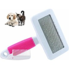 Özgürce Tüy Toplayıcı ve Bakım Tarağı Seti, Kedi ve Köpekler Için Çok Amaçlı