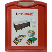 Feyza Design Polietilen Plastik Kesim Tahtası, 32,5X26,5X1 Cm, Tutmalı ve Oluklu