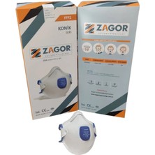 Zagor 2200 Ffp2 Ventilli Toz Maskesi - Ev Temizlik ve Tadilat Toz Maskesi 1 Adet