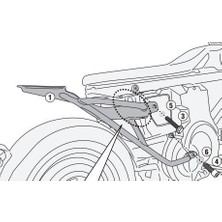 Bmw Ce 02 (24-25) Arka Çanta Demiri (Givi SR5147)