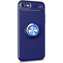 Skygo 8 Için Kılıf Kickstand Ring Holder Lacivert [ 8 ile Uyumlu Kılıf - Lacivert]