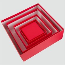 SiHako 5 Kırmızı Renkli Hediye Kutusu