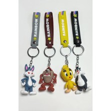 SiHako Çzgflm Karakteri Silikon Anahtarlık