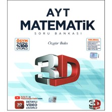 3D Yayınları Ayt Matematik Soru Bankası Üniversite Hazırlık İçin ÖSYM Tarzına %100 Uyumlu