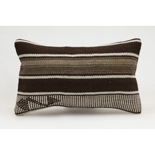 Kilim Wholesale El Yapımı Kilimden Yapılmış Vintage Kırlent Kılıfı, Yün, 30X50 cm