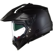 Nolan N70.2 x Classico Çene Çıkarılabilen Terekli Kask (302 - Mat Siyah)