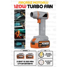 Enshall Jetfan Turbo Şarjlı Auhma Şiddetli Fan Hava Üfleyici Kompresör 130.000RPM Mangal Barbekü Fanı