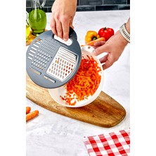 Feyza Design Pratik ve Şık Çok Fonksiyonlu Mutfak Rende, Sebze, Meyve ve Peynir Için