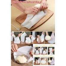 Feyza Design Şeffaf Silikon Hamur Yoğurma Torbası ve Karıştırma Kesesi