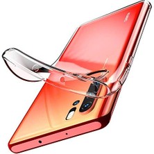Skygo P30 Pro Için Kılıf Transparent Soft Beyaz [P30 Pro ile Uyumlu Kılıf - Beyaz]