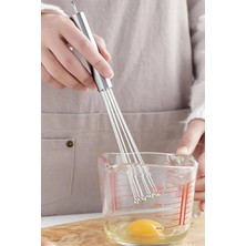 Feyza Design Paslanmaz Çelik Uzun Yumurta Çırpıcı ve Sos Karıştırıcı, 36 cm