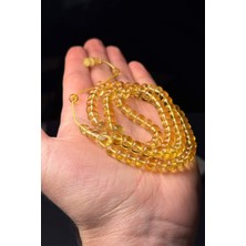 Tesbihkenti Cep Boy 99'luk Özel Çalışma Ateş Kehribar Tesbih