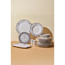 Perotti Blackyard Bone 27 Parça 6 Kişilik Yemek Takımı