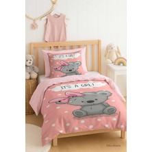 Rubby Avm Yenidoğan Kız Bebek Nevresim Takımı %100 Pamuklu Its A Girl