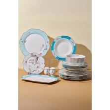 Perotti Japan Garden Bone 27 Parça 6 Kişilik Yemek Takımı