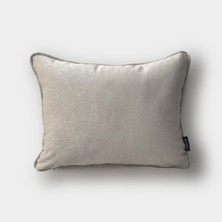 Lidoma Home "taupe" Kadife Düz Kırlent Kılıfı - 30X40