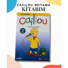 Burhan Yayınları Caillou Boyama Kitabım: Caillou Kaşif