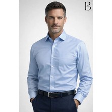 BURSPA Rahat Kesim Klasik Pamuklu Erkek Baba Gömlek