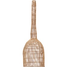 Koza Home Meander El Yapımı Dekoratif Rattan Tekli Sarkıt Avize 35X120CM 8990