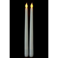 SiHako 2 Adet Işıklı Şamdan Mum 34 cm