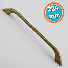 Nzb Eskitme Antik Sarı Metal Mobilya Mutfak Dolabı Dolap Kulpu Kulbu Kulpları 224 mm - 22.4 cm