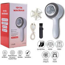 Özgürce USB Şarjlı Altı Bıçaklı Tiftik Temizleme Cihazı, Hızlı ve Güvenli Temizlik