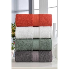 Rubby Avm 4 Lü El Yüz Havlu Takımı %100 Pamuklu Matiz Yeki