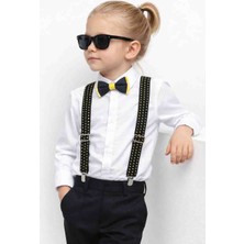 Algitsin O L A Çocuk Pantolon Askısı Papyon Seti 1-12 Yaş